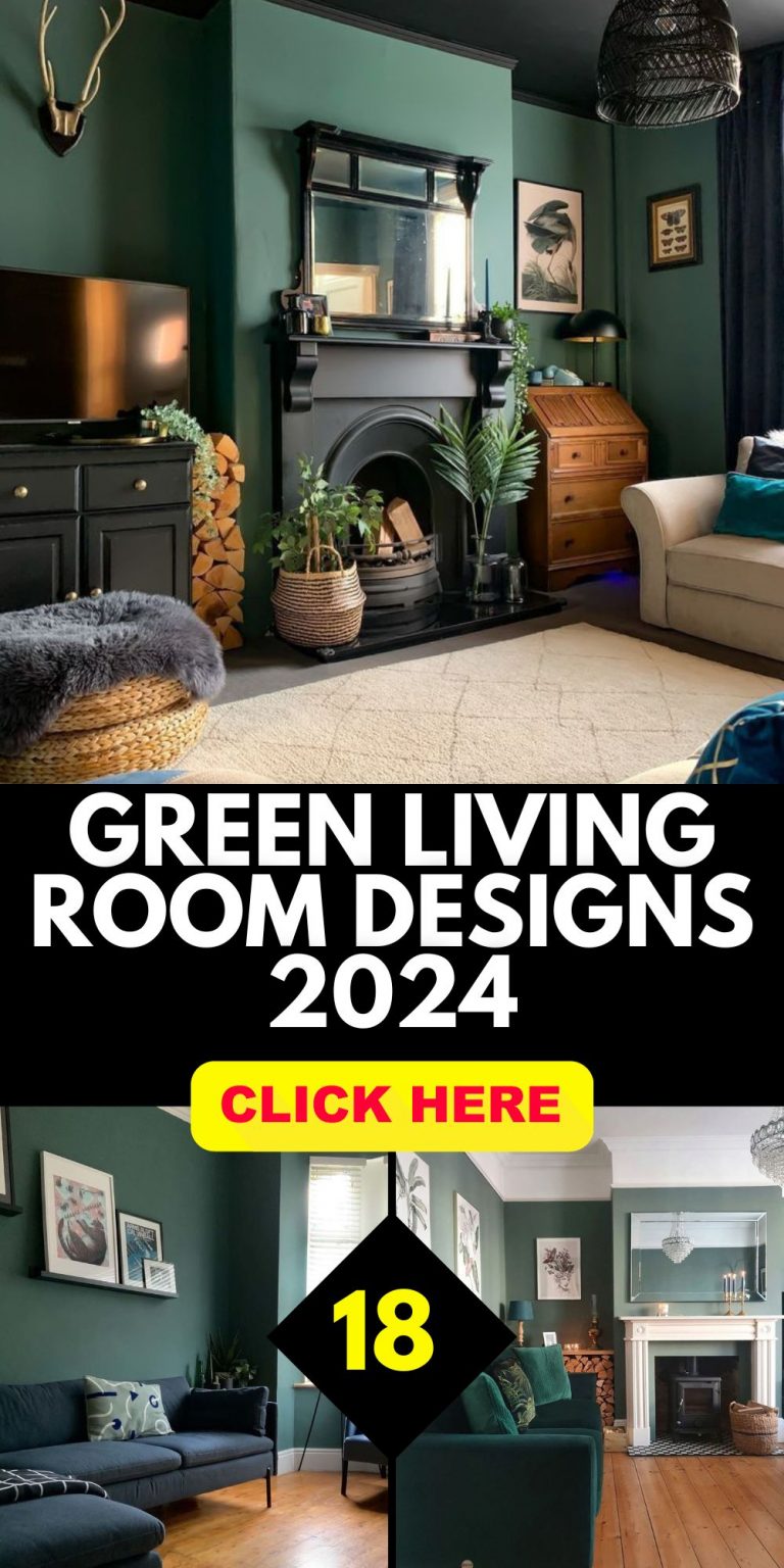 Green Living Room Designs 2024 18 Ideas: From Sage To Emerald, Modern 