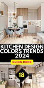 Kitchen Design Colors 2024: 18 Modern Trends, Cabinet Hues & Color ...