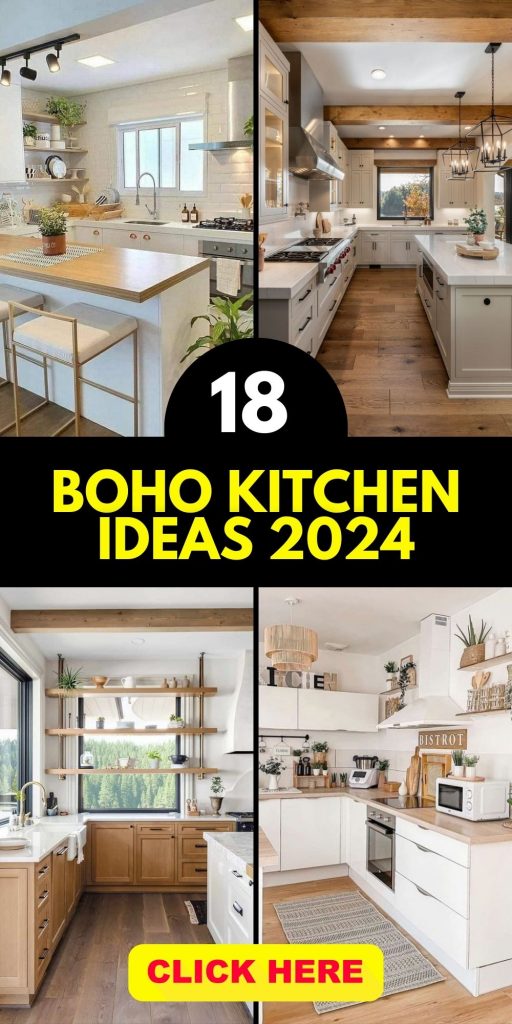 Boho Kitchen 18 Ideas 2024: Modern - Vintage Bohemian Style ...