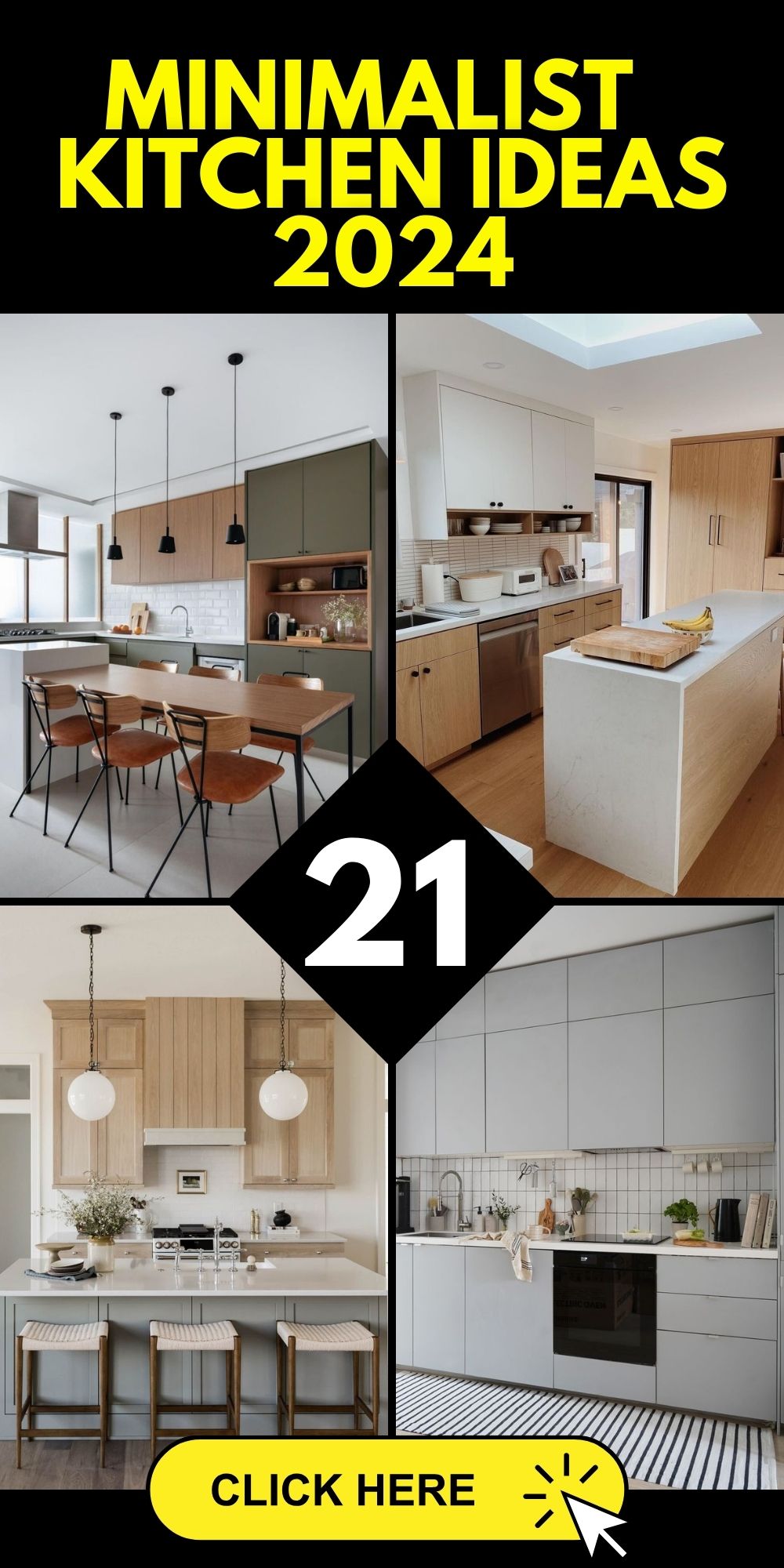 Minimalist Kitchen Ideas 2024: Modern, Cozy Designs For Small Spaces ...