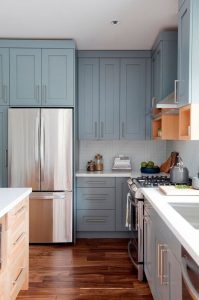 43 Gorgeous Blue Kitchen Design Ideas 199x300 
