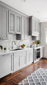 2024 Grey Kitchen Designs From Light To Dark Modern Luxury Trends   44 Gray Kitchen Cabinets DARK Or HEAVY   Dark Light Modern 167x300 