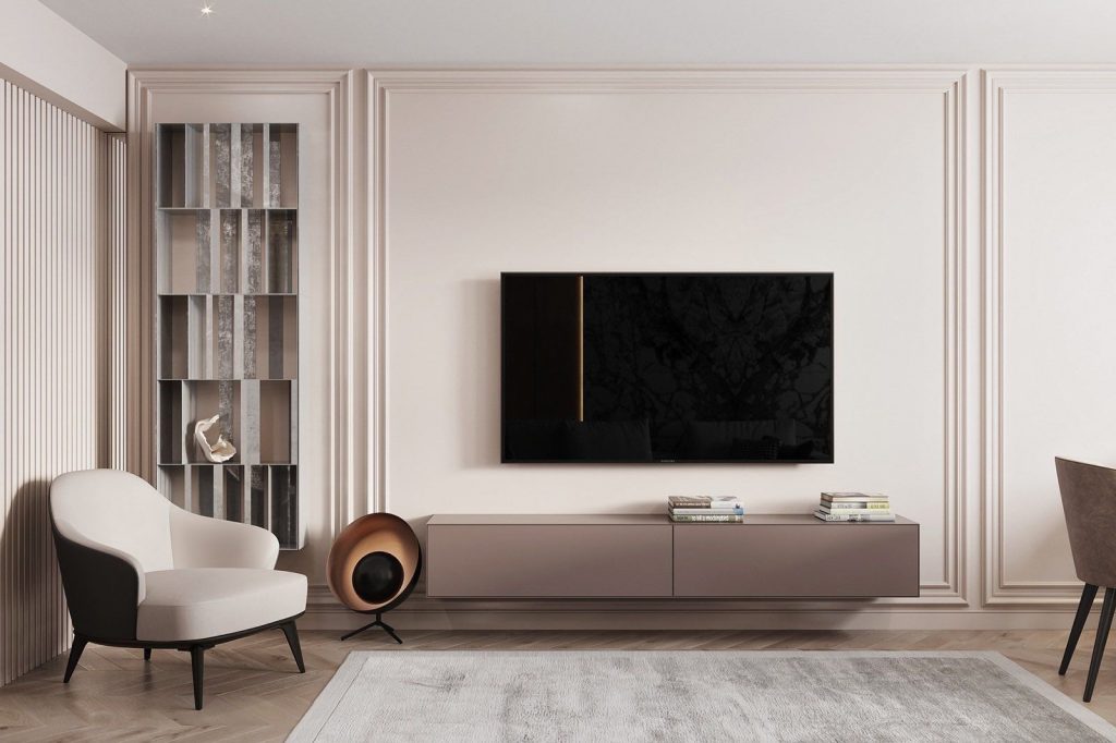 18 Ideas Classic TV Wall Design 2024 Blend Of Luxury Wood And Modern   4f742cce72547434ca1b24cd0b6cca8a 1024x682 