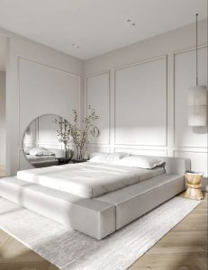 2024 White Bedroom Design 18 Ideas Luxury Modern Minimalism And Cozy   AD Journal   Дизайн Интерьера 231x300 