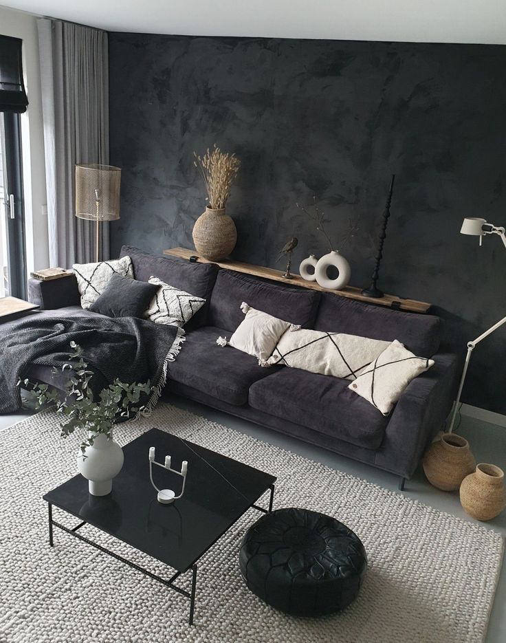 Dark Living Room Designs 2024 21 Ideas: Modern Luxury, Cozy Spaces ...