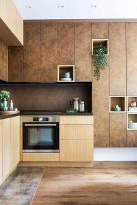 Brown Kitchen Design 2024 From Modern To Classic Trends In US Interior   Elegant Earthy Brown Kitchen Backsplash Effect In Contemporary Kitchen Design 200x300 