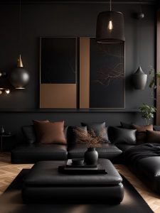 Dark Living Room Designs 2024 21 Ideas Modern Luxury Cozy Spaces   Embrace The Elegance  Dark Living Room Decor Ideas 225x300 