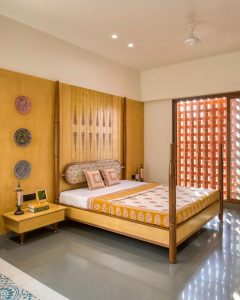 21 Ideas 2024 Bedroom Colors Expert Design Trends In Tranquil Bold   Gallery Of Brick Screen House   MS DESIGN STUDIO 3 240x300 