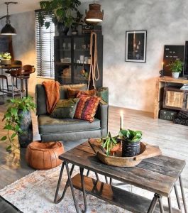 Industrial Living Room Decor  Transform Your Space With These Stylish Ideas Industrial Living Room 265x300 