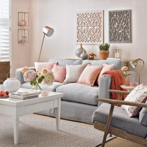 Peach Living Room Designs 2024 17 Ideas Modern Peach Interior Trends   Living Room Ideas Designs Trends And Pictures   Ideal Home 300x300 