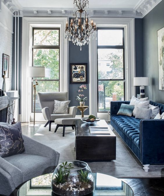 Stunning Blue Living Room Designs By Best Interior Designers 