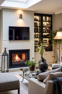 Explore 2024 Small Living Room Designs Modern Luxury And Minimalist   The Perfect Pair  10 Living Room Ideas With A Fireplace And TV Melanie Jade Design 200x300 