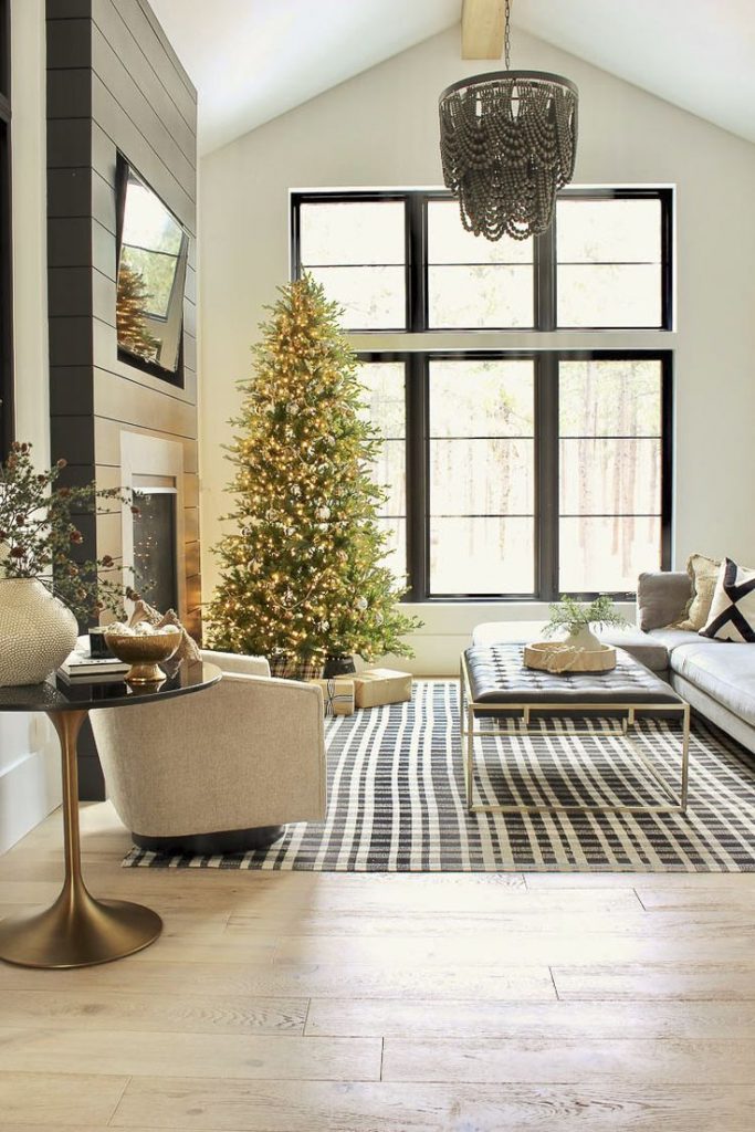 Winter Wonderland Christmas Home Tour  Living Room And Family Room The House Of Silver Lining 1 683x1024 