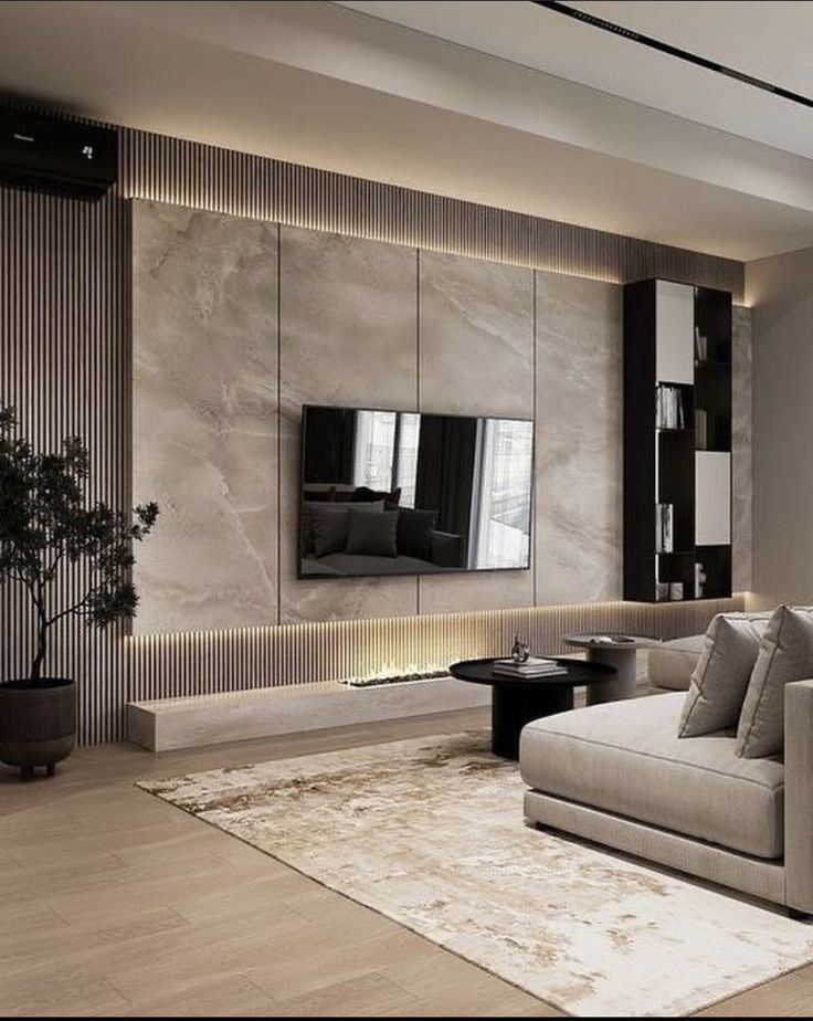 Elevate Your Living Room Top 15 Ideas TV Wall Designs For A Modern   Download 1 34 