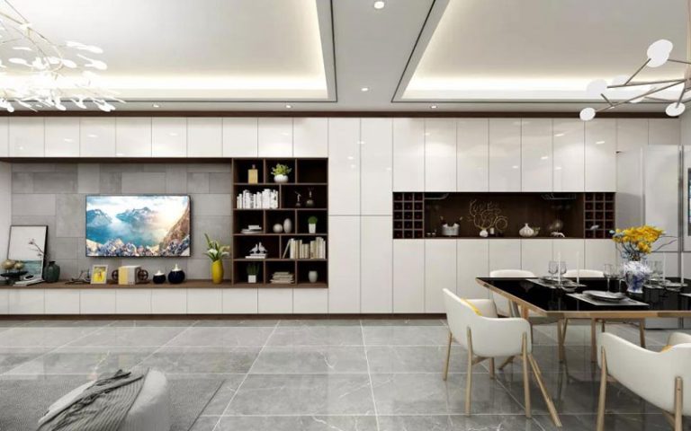 2024 TV Wall Design Trends For Kitchens Modern Luxurious Space   How To Decorate The Tv Wall Here Are The Tips 768x480 