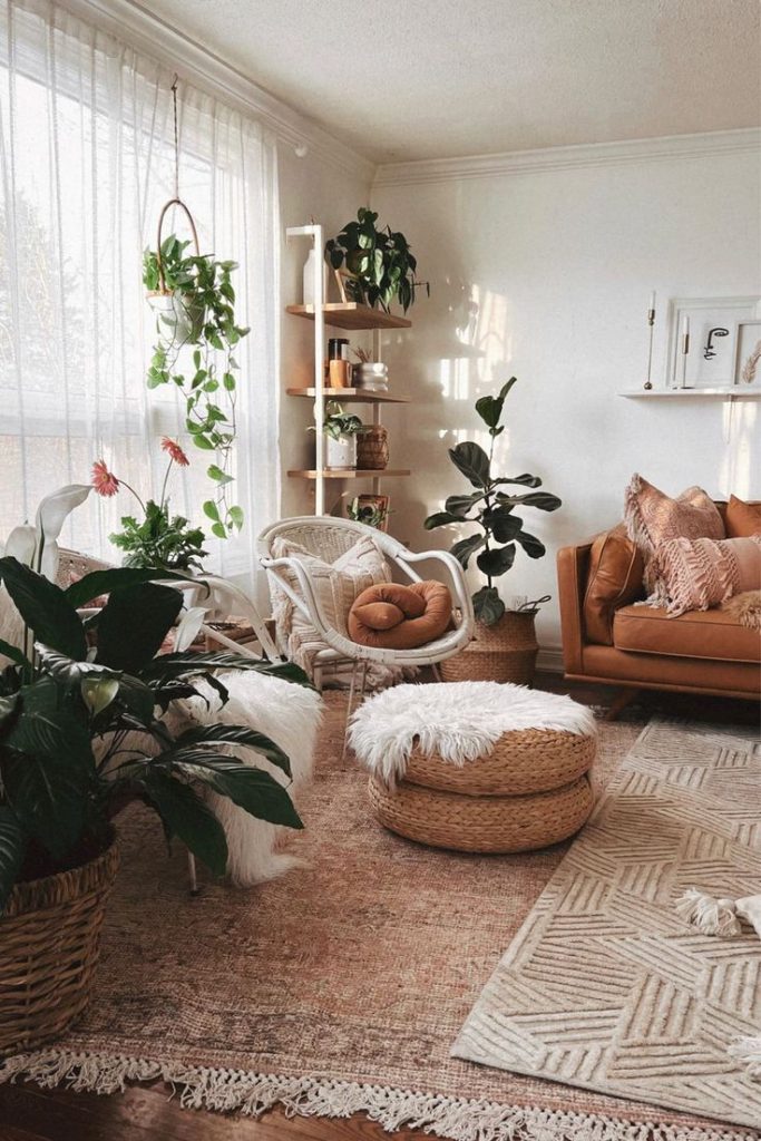 Boho Living Room Designs 2024: Modern, Vintage, Farmhouse Fusion & Chic ...
