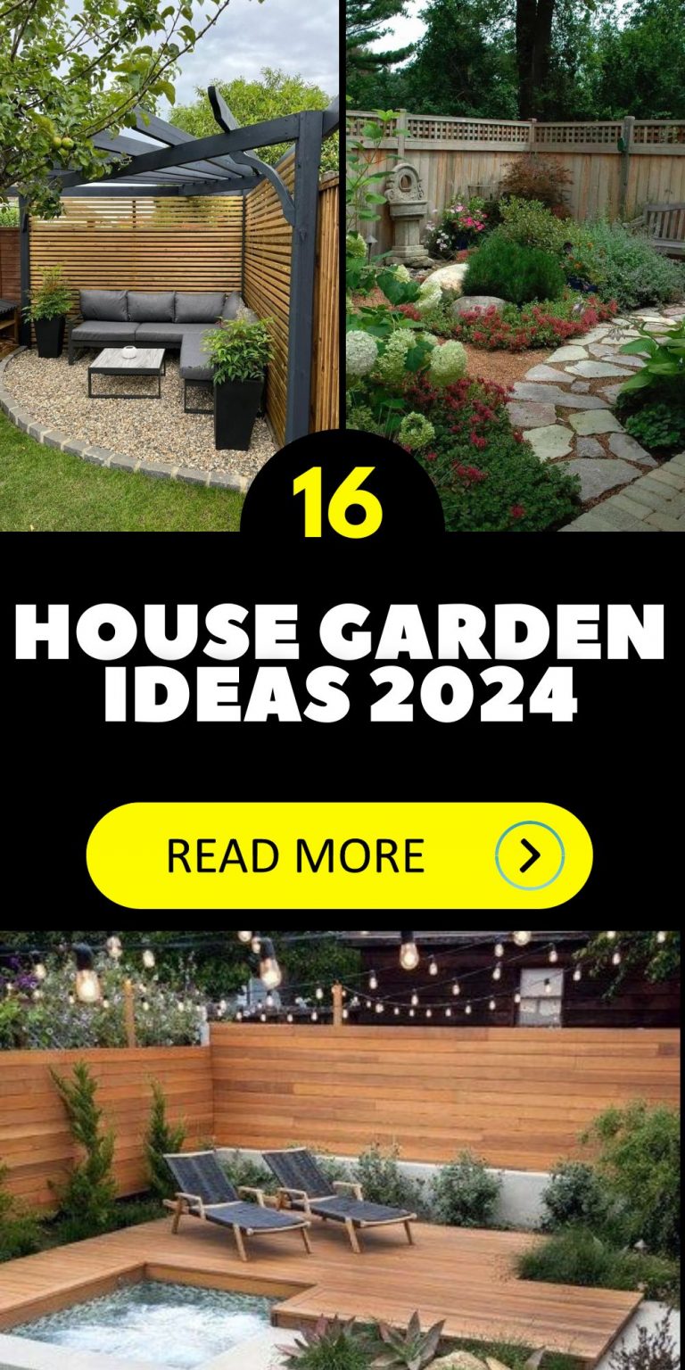 2024 House Garden Ideas: Transforming Outdoor Spaces Into Dream Sanctuaries