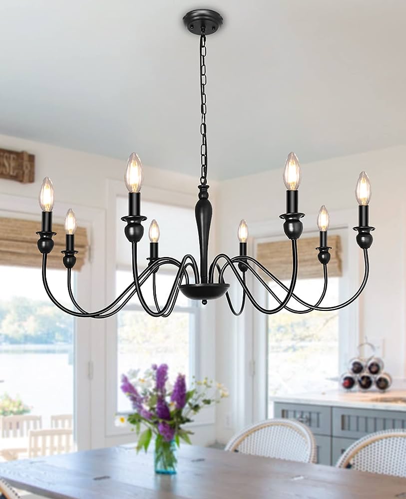 Farmhouse Chandelier Trends 2024 Modern Designs For Dining Foyer And   61xBA8dzL. AC UF8941000 QL80  