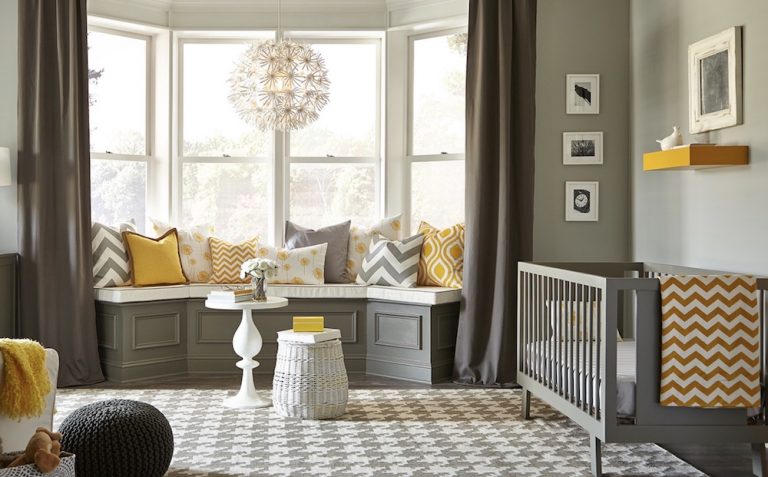 2024 Nursery Colors Guide Trending Palettes Gender Neutral Designs   7 Best Childs Room Colours Behr Paint Grey 768x477 