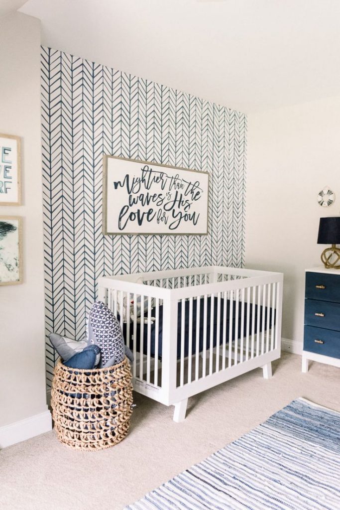 Classy Coastal Nursery Project Nursery 683x1024 