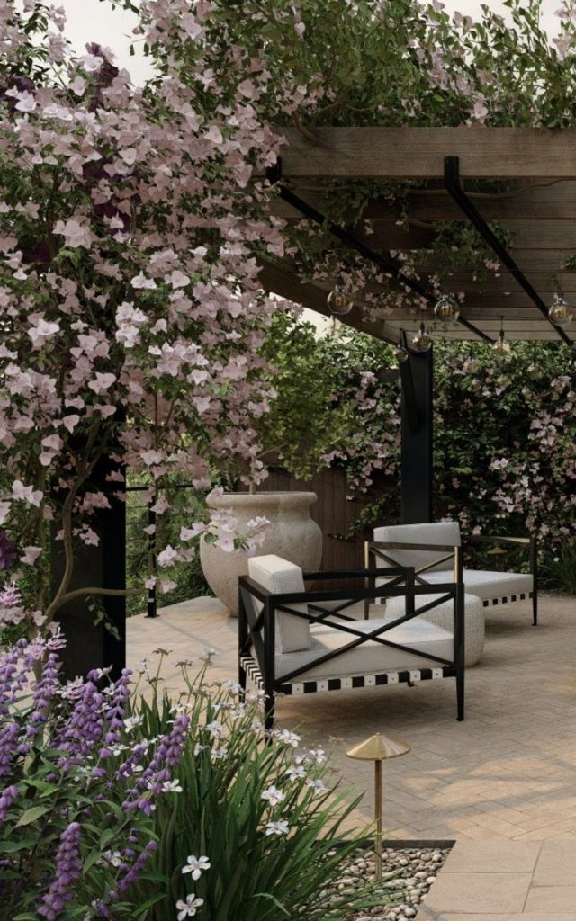 Creating A Beautiful Mediterranean Style Garden  Inspiration From Yardzens Design Gallery 640x1024 