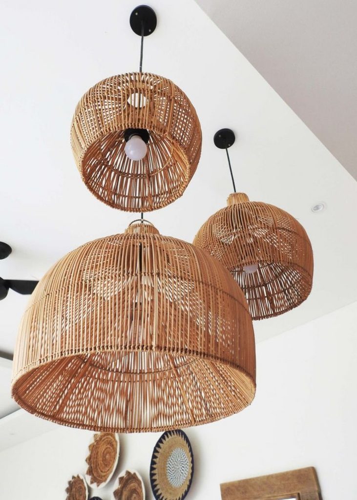 2024 S Boho Chandelier Styles Unique Lighting For Eclectic Home Interiors   KONOHA LAMPSHADE Wicker Pendant Rattan Lampshade Wicker Etsy 731x1024 