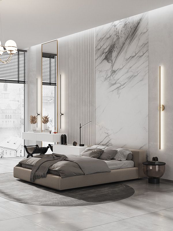 2024 Marble Bed Designs: Luxurious Headboards - Bedroom Ideas