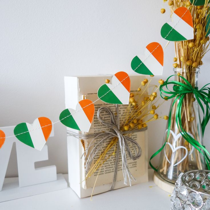 Irish Gift Irish Decor Irish Flag Irish Garland Irish Home Etsy 