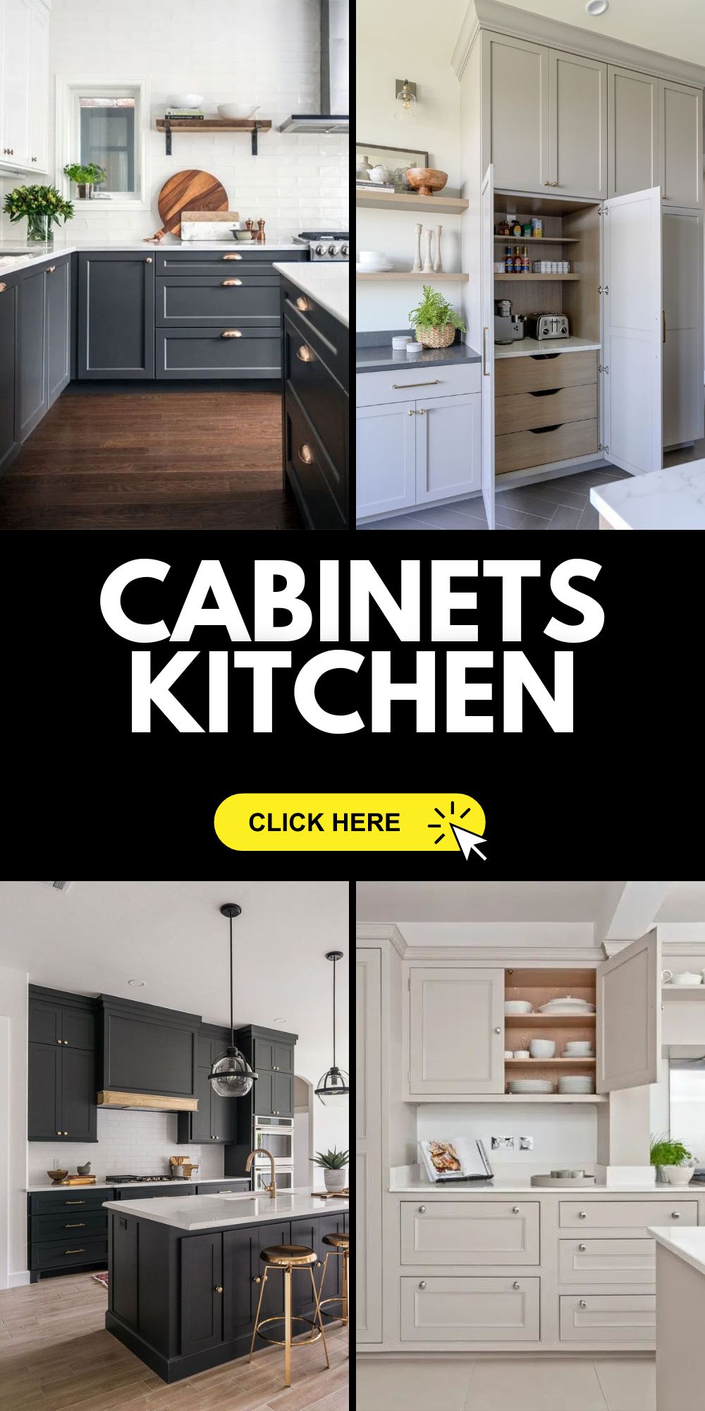 Modern Kitchen Cabinet Ideas 2024: Color Trends, Organization - DIY Tips